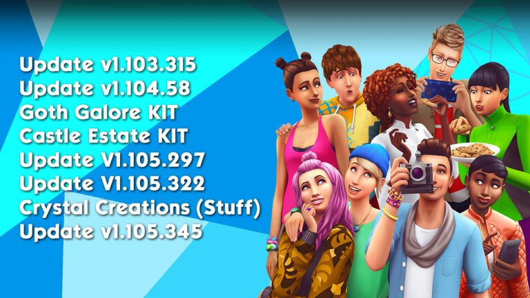 THE SIMS 4 PATCH UPDATE TỔNG HỢP TỪ V1.103.315 - V1.105.345 - SHARE ...